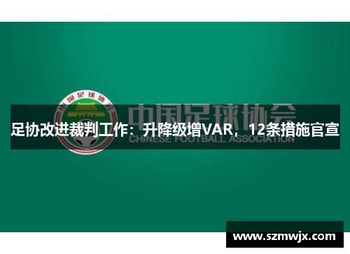 足协改进裁判工作：升降级增VAR，12条措施官宣